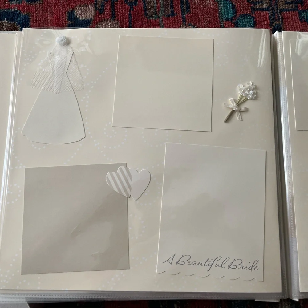Hallmark Cream Instant Scrapbook with Heart Design - Picture 4 of 7